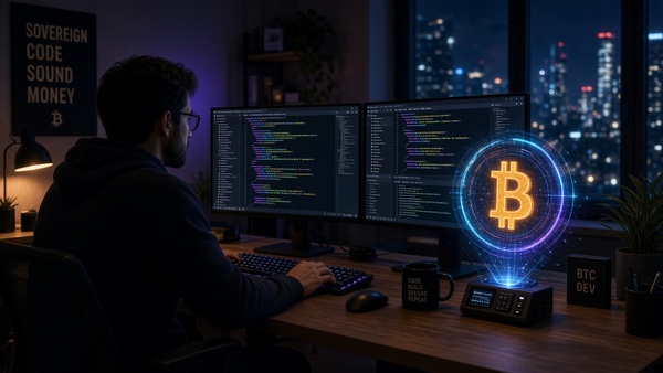 Bitcoin (BTC) coin in a dramatic close-up